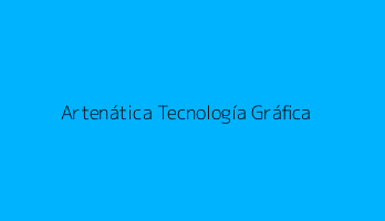 Artenática Tecnología Gráfica